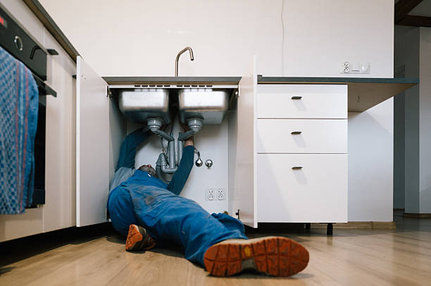 Professional Emergency Plumber technician working in Hanscom AFB, MA